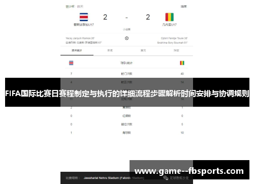 FIFA国际比赛日赛程制定与执行的详细流程步骤解析时间安排与协调规则